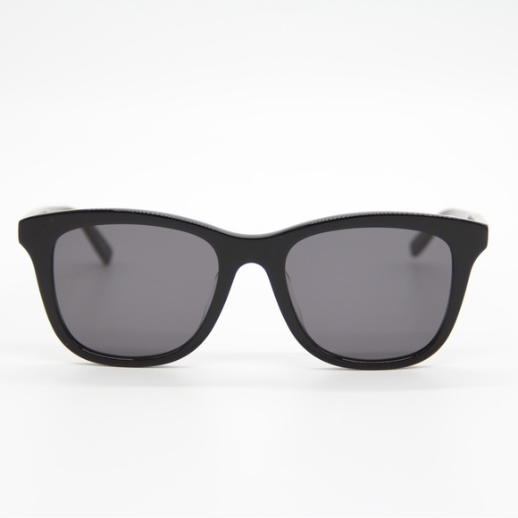 NEW SL587K SAINT LAURENT UNISEX BLACK CLASSIC SUNGLASSES SL587/K 001 NEW SL 587K - Picture 2 of 10